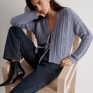 Lavender Cable Knit Sweater